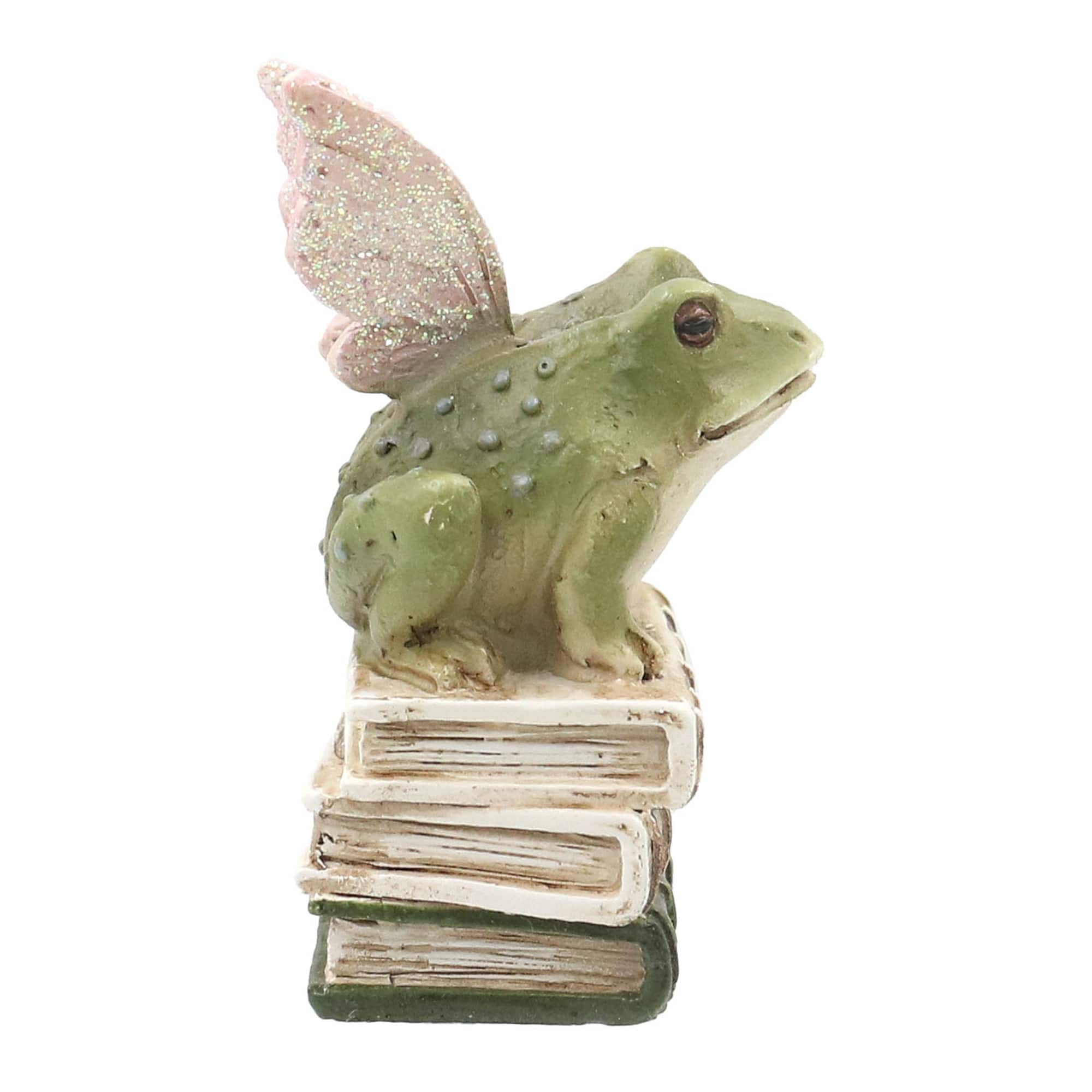 Mini Fairy Frog on Books Decoration by Ashland®